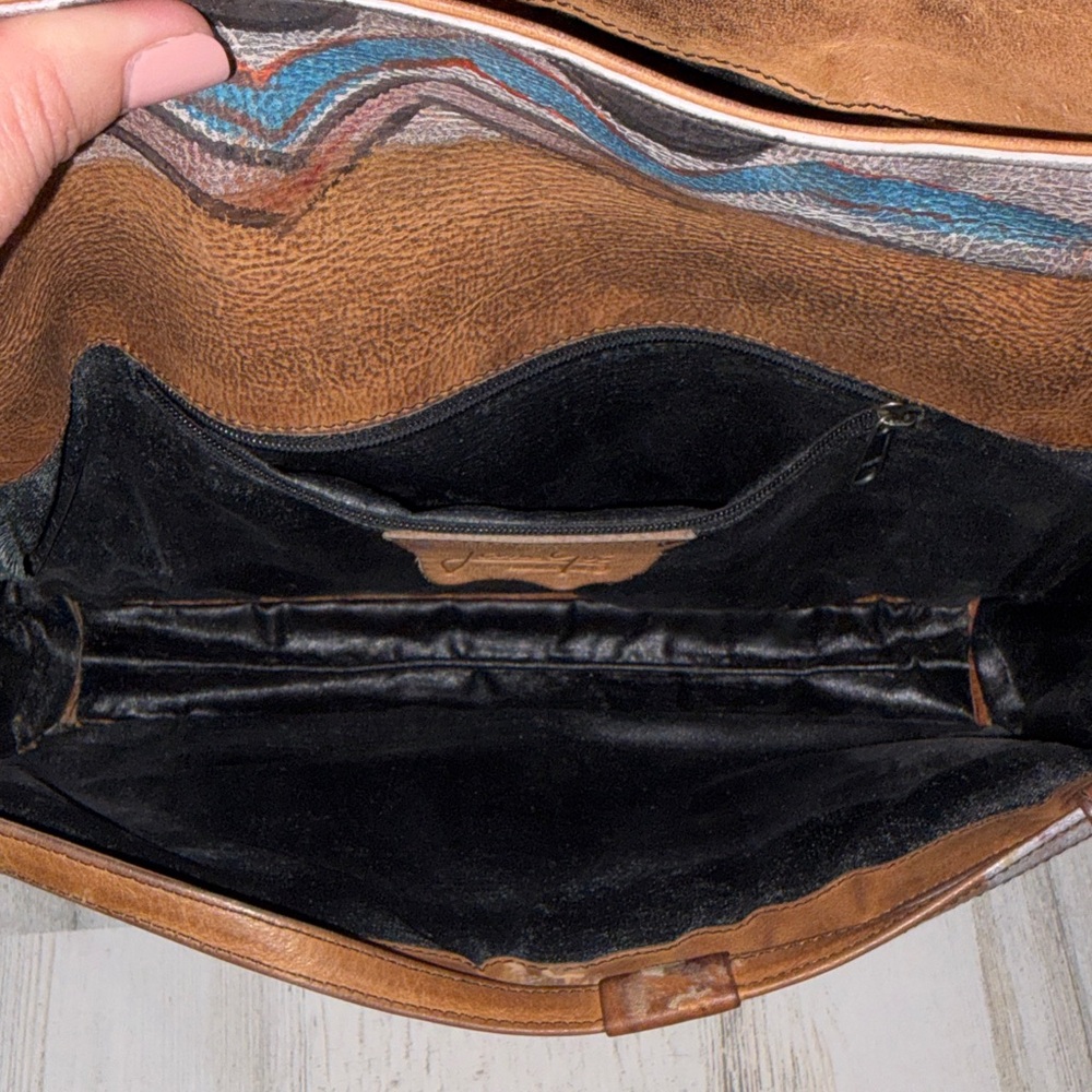 Jane Yoo Vintage Hand Painted Purse - Picture 6 of 16